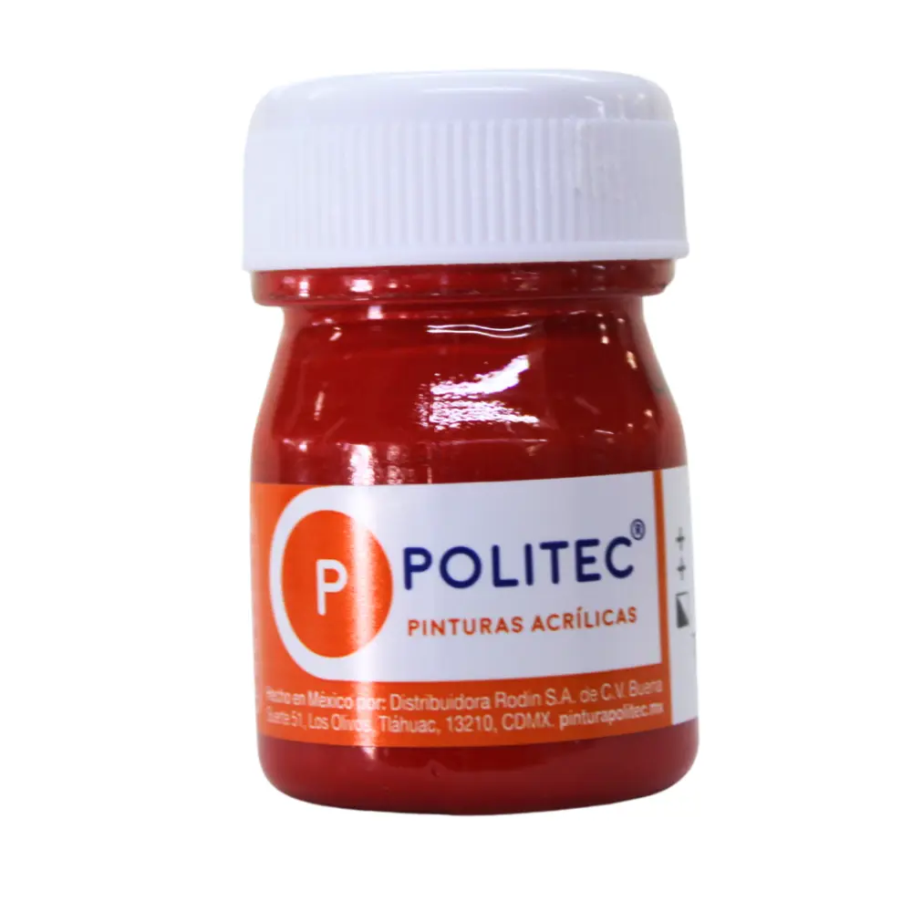 PINTURA POLITEC 309 ROJO TOLUIDINA 20 ML.