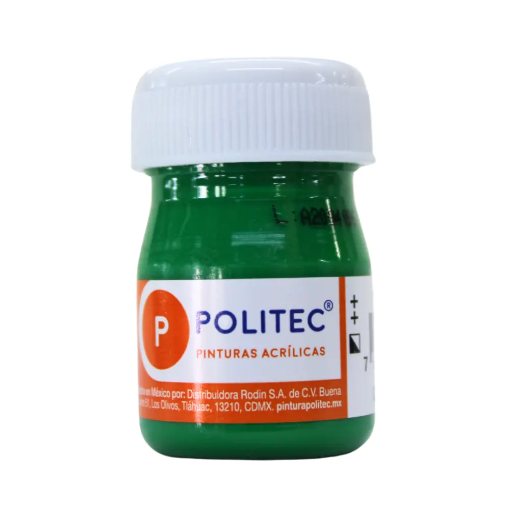 PINTURA POLITEC 312 VERDE CLARO 20 ML.