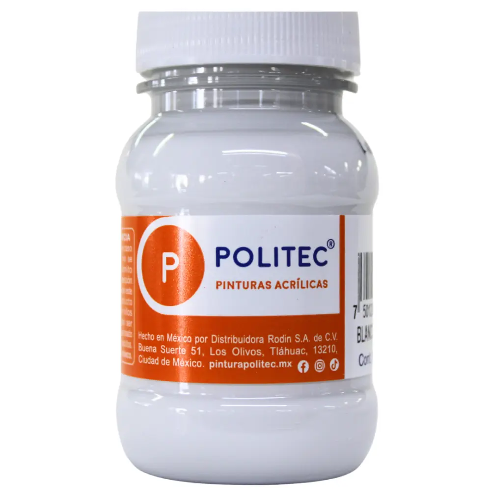 PINTURA POLITEC 301 100 ML. BLANCO TITANIO
