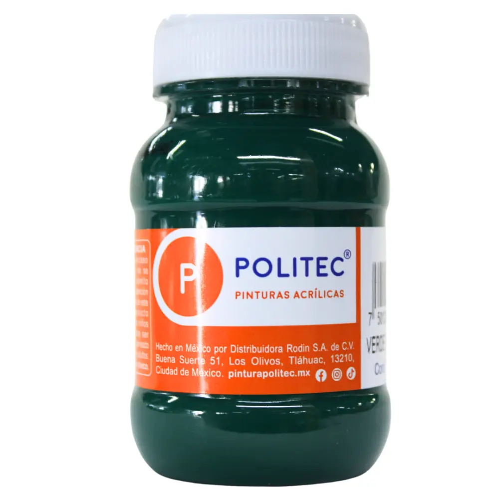 PINTURA POLITEC 306 100 ML. VERDE OBSCURO
