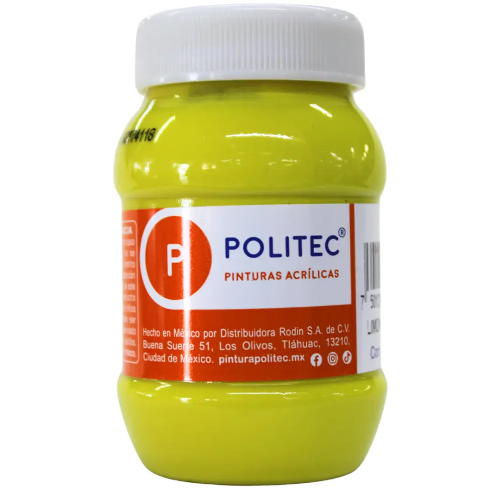 PINTURA POLITEC 307 100 ML. LIMON HANZA