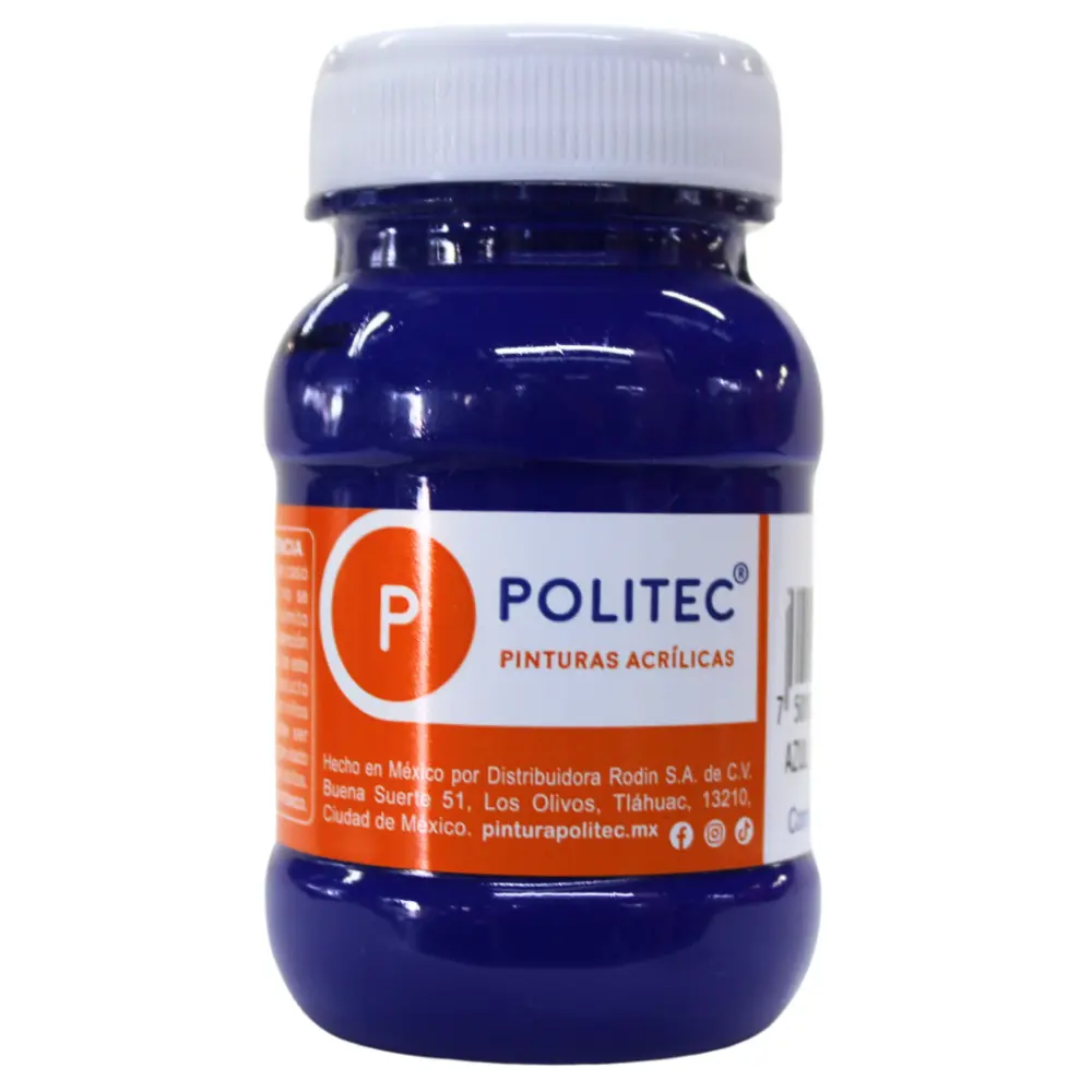 PINTURA POLITEC 310 100 ML. AZUL COBALTO