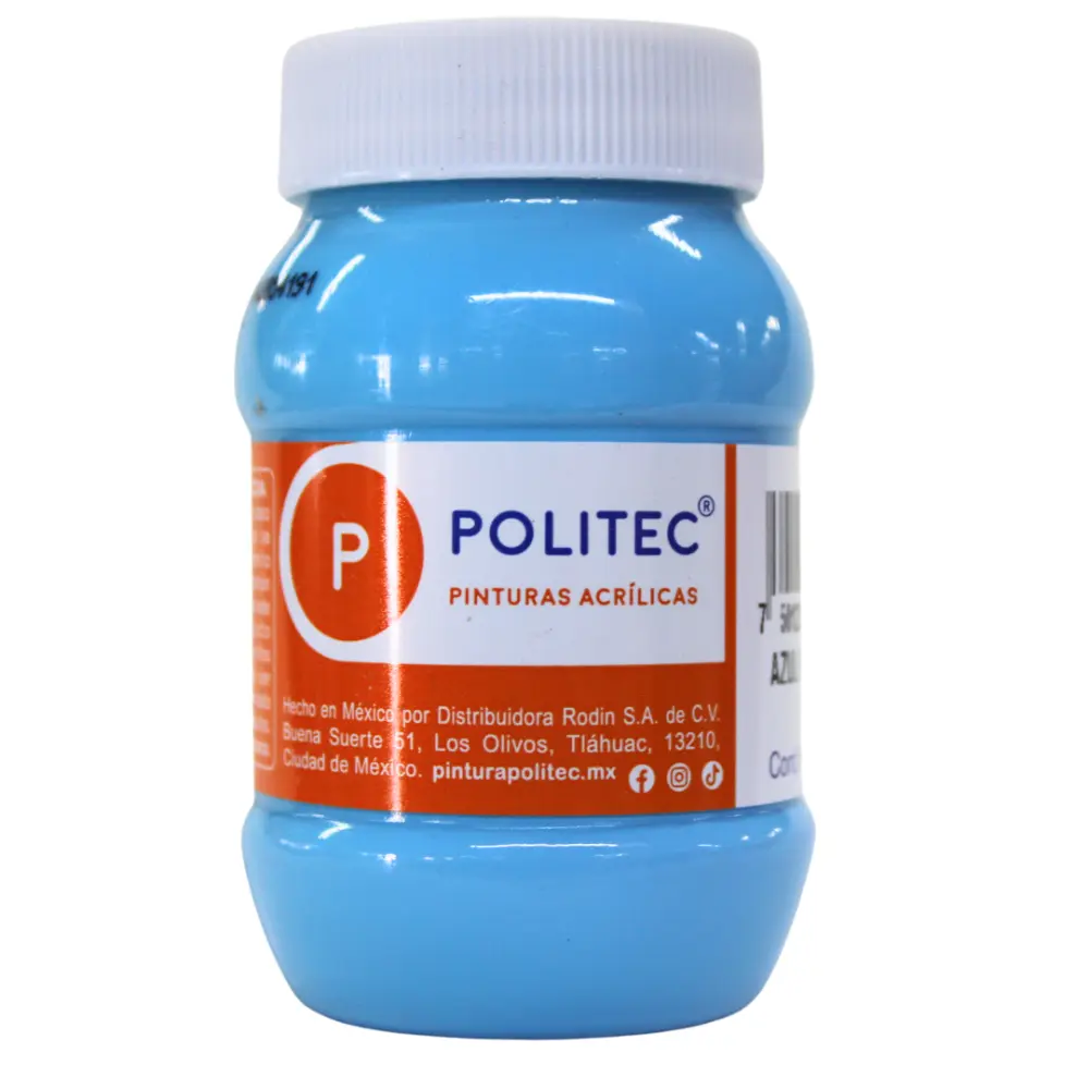 PINTURA POLITEC 316 100 ML. AZUL PASTEL