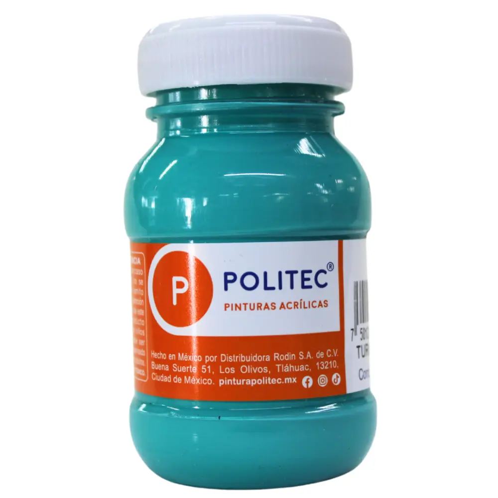 PINTURA POLITEC 324 100 ML. TURQUESA
