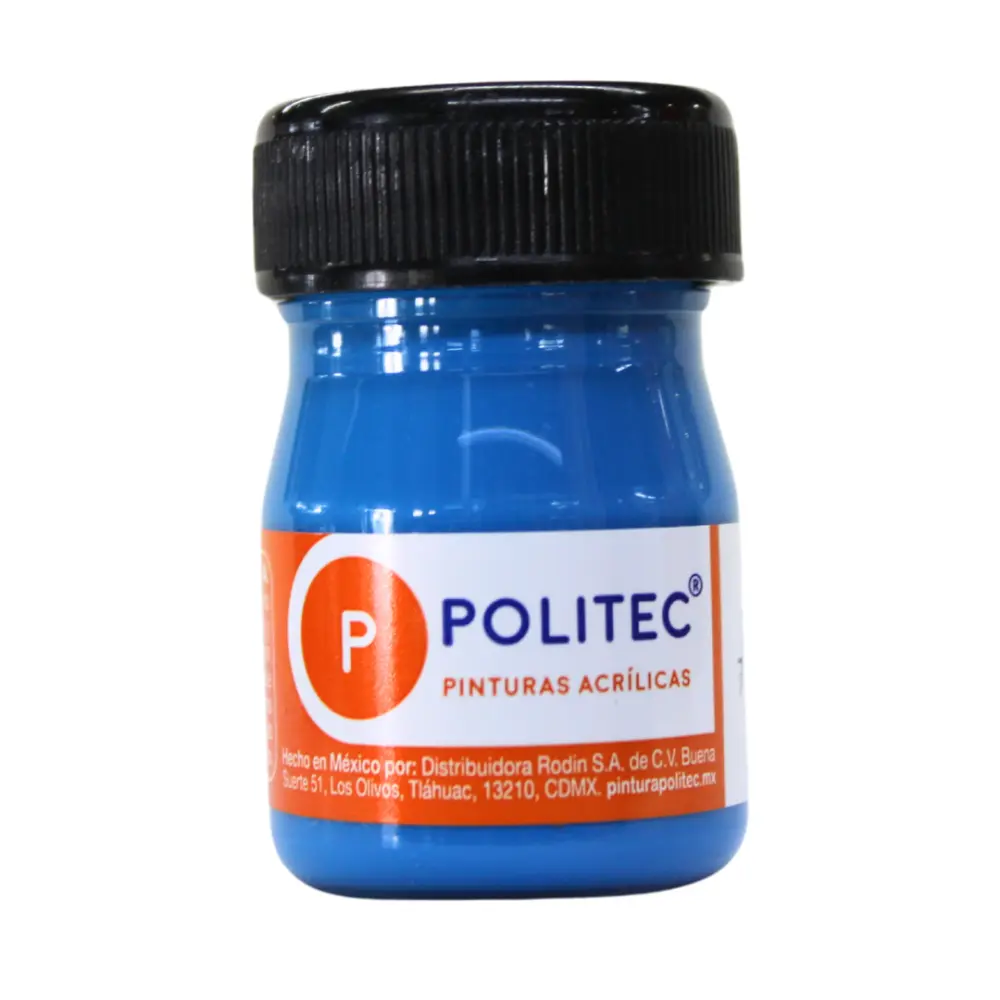 PINTURA POLITEC 805 AZUL FLUORECENTE 20 ML.