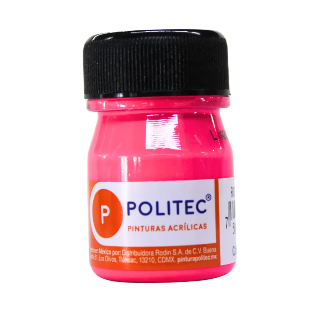 PINTURA POLITEC 806 ROSA FLUORECENTE 20 ML.