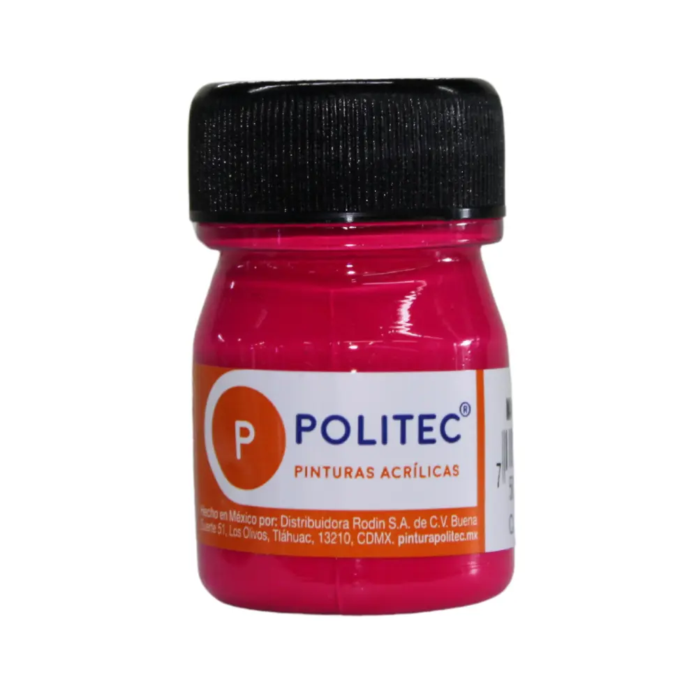 PINTURA POLITEC 807 MAGENTA FLUORECENTE 20 ML.
