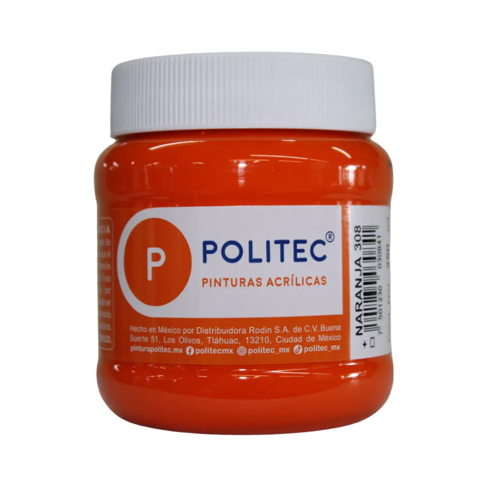 PINTURA POLITEC 308 250 ML. NARANJA