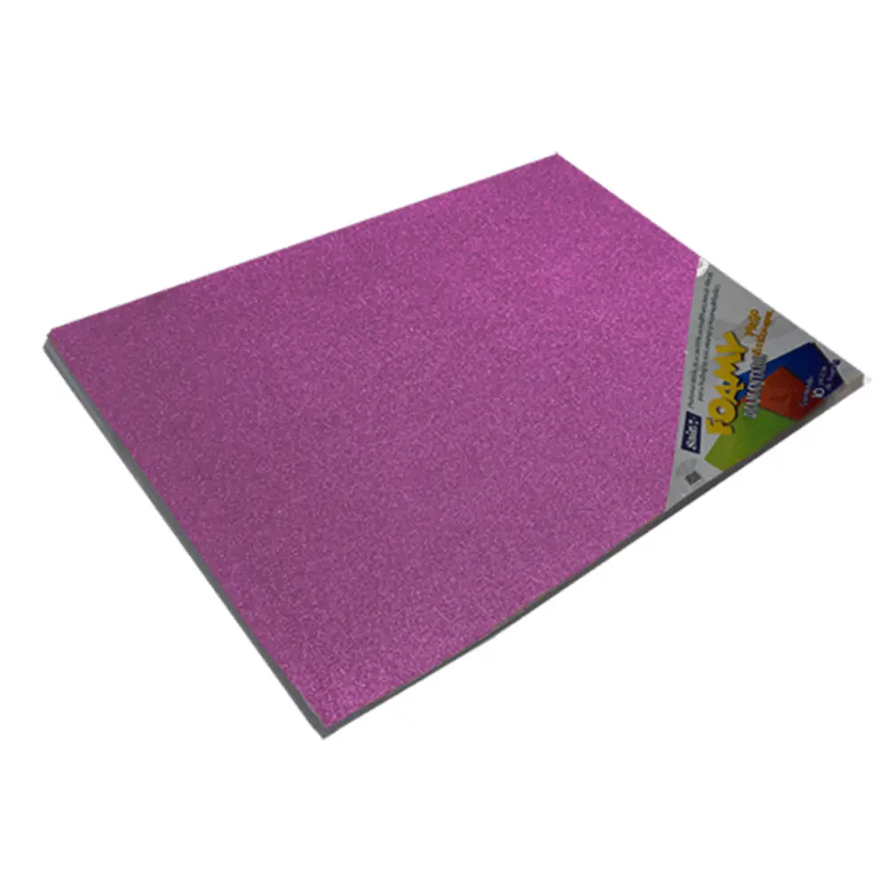 FOAMY DIAMANTADO SAIRA 43X56 CMS. PTE. C/10 02 ROSA PALIDO