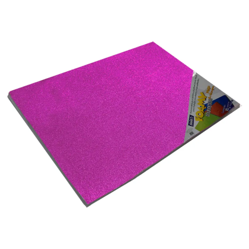 FOAMY DIAMANTADO SAIRA 43X56 CMS. PTE. C/10 24 FUCSIA