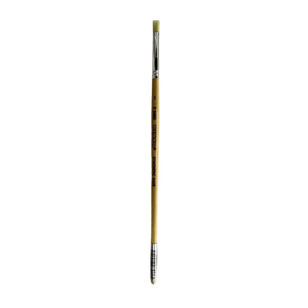 PINCEL PINTO PLANO PELO MARFIL SINTETICO P3400-1