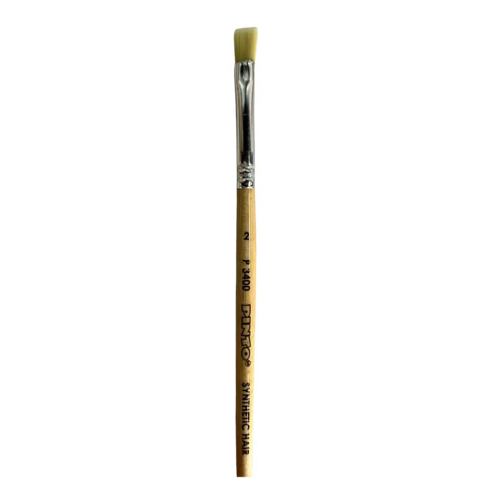 PINCEL PINTO PLANO PELO MARFIL SINTETICO P3400-2