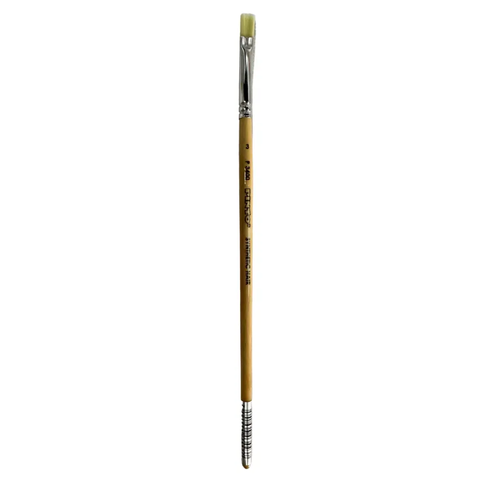PINCEL PINTO PLANO PELO MARFIL SINTETICO P3400-3