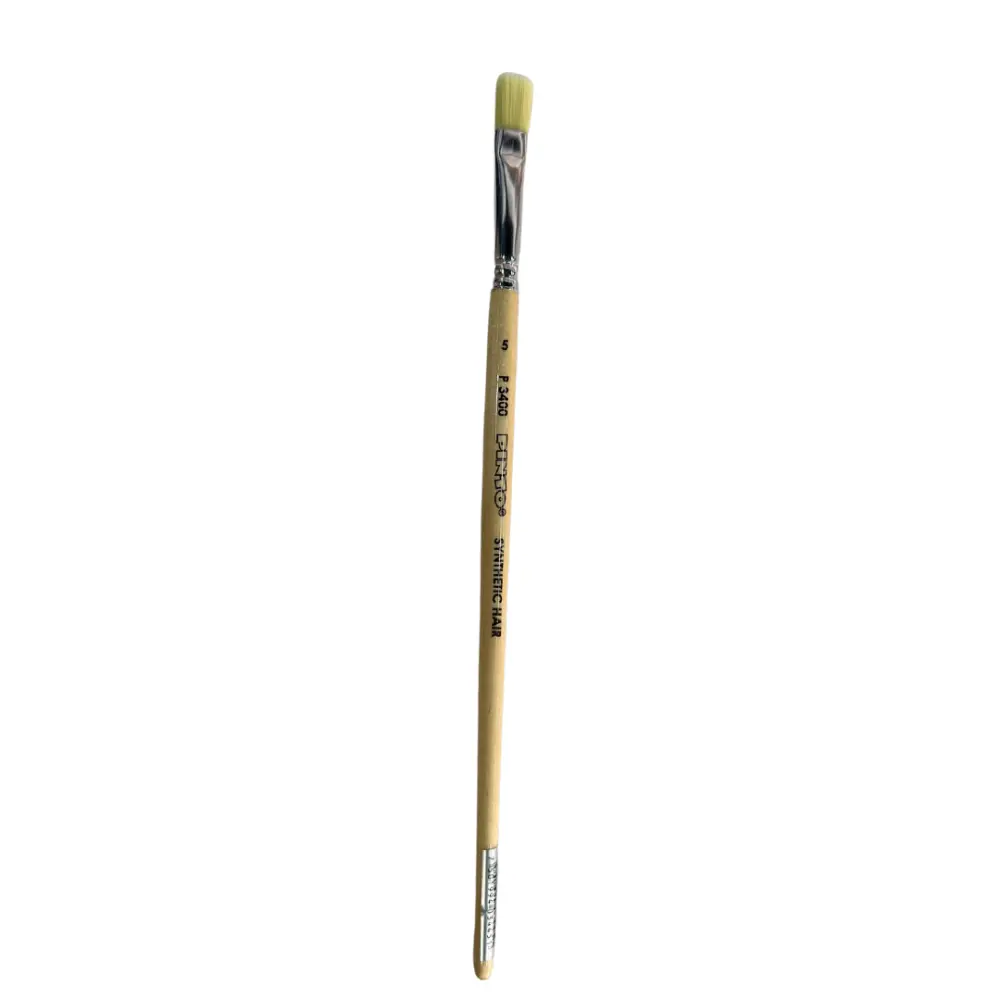PINCEL PINTO PLANO PELO MARFIL SINTETICO P3400-5