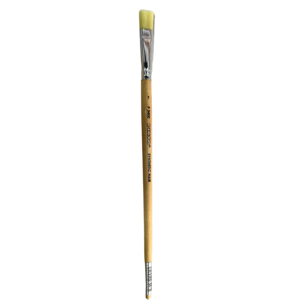PINCEL PINTO PLANO PELO MARFIL SINTETICO P3400-7