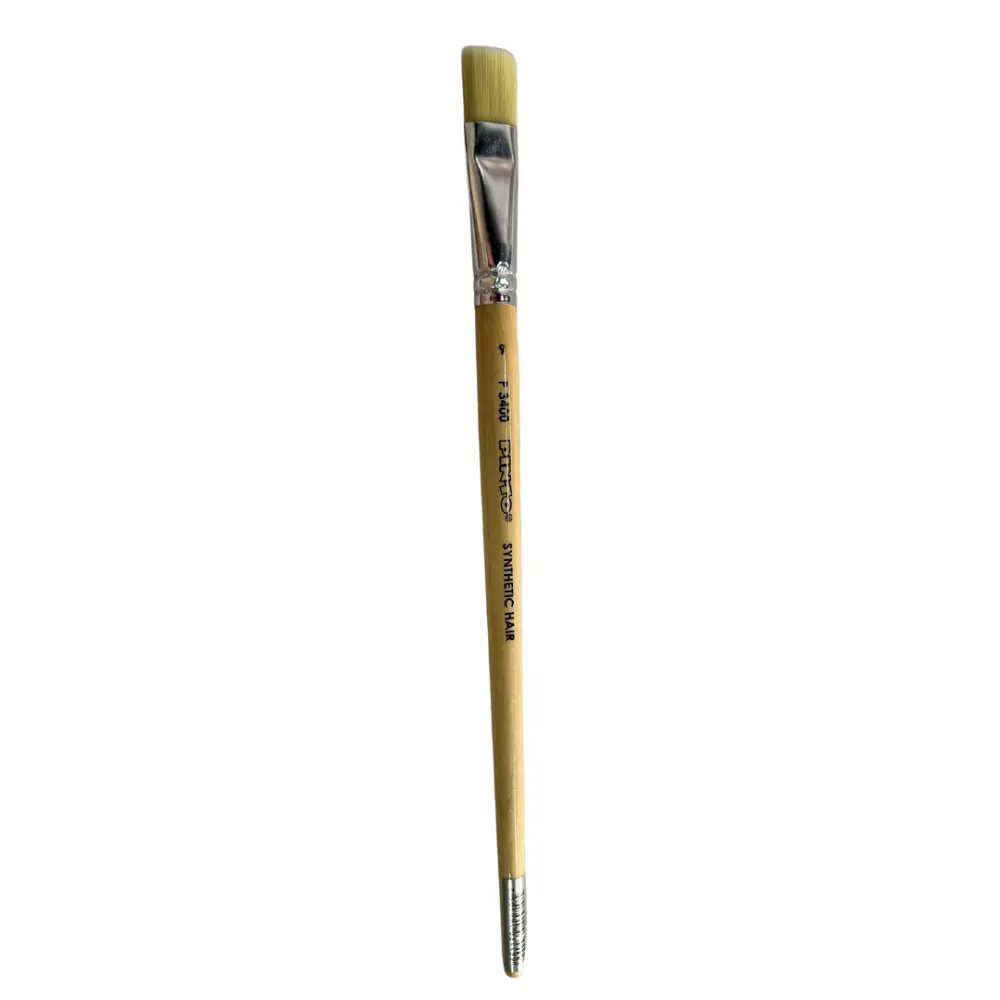 PINCEL PINTO PLANO PELO MARFIL SINTETICO P3400-9