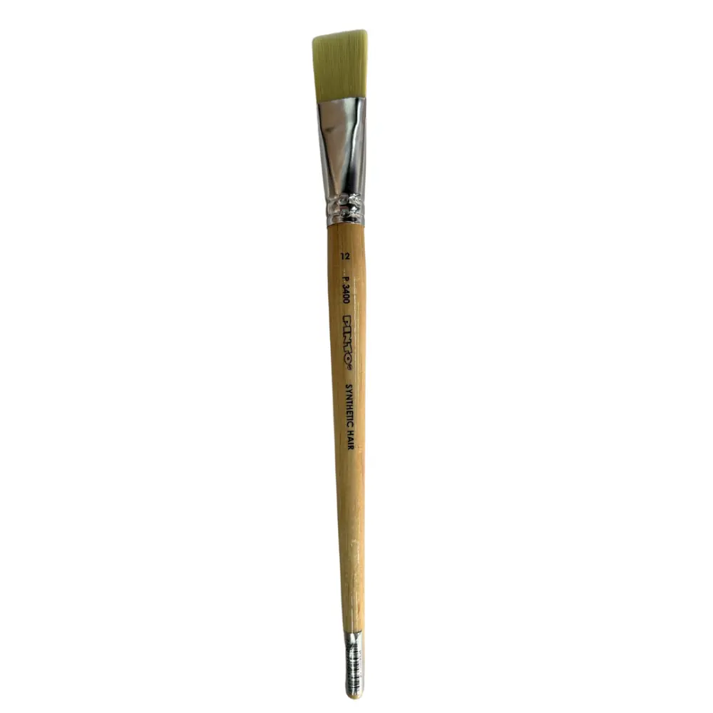 PINCEL PINTO PLANO PELO MARFIL SINTETICO P3400-12