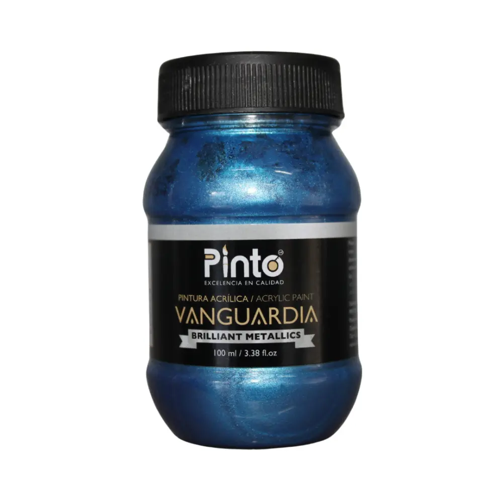 ACRILICO PINTO VANGUARDIA 563 AZUL REY METALICO 100ML
