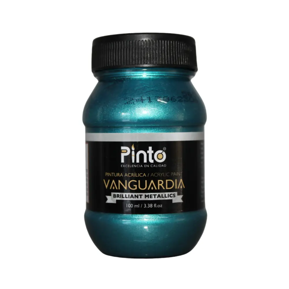 ACRILICO PINTO VANGUARDIA 565 TURQUESA METALICO 100ML