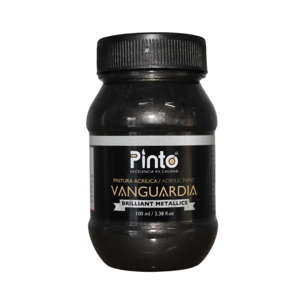 ACRILICO PINTO VANGUARDIA 569 NEGRO METALICO 100ML