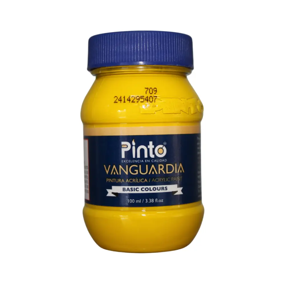 ACRILICO PINTO VANGUARDIA 709 AMARILLO PRIMARIO 100ML