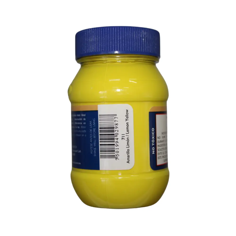 ACRILICO PINTO VANGUARDIA 711 AMARILLO  LIMON 100ML