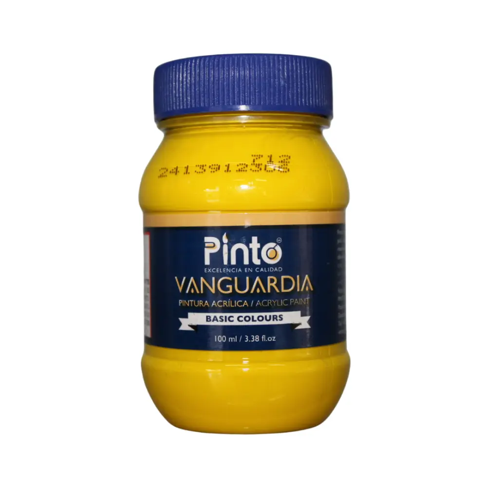 ACRILICO PINTO VANGUARDIA 712 AMARILLO CLARO 100ML