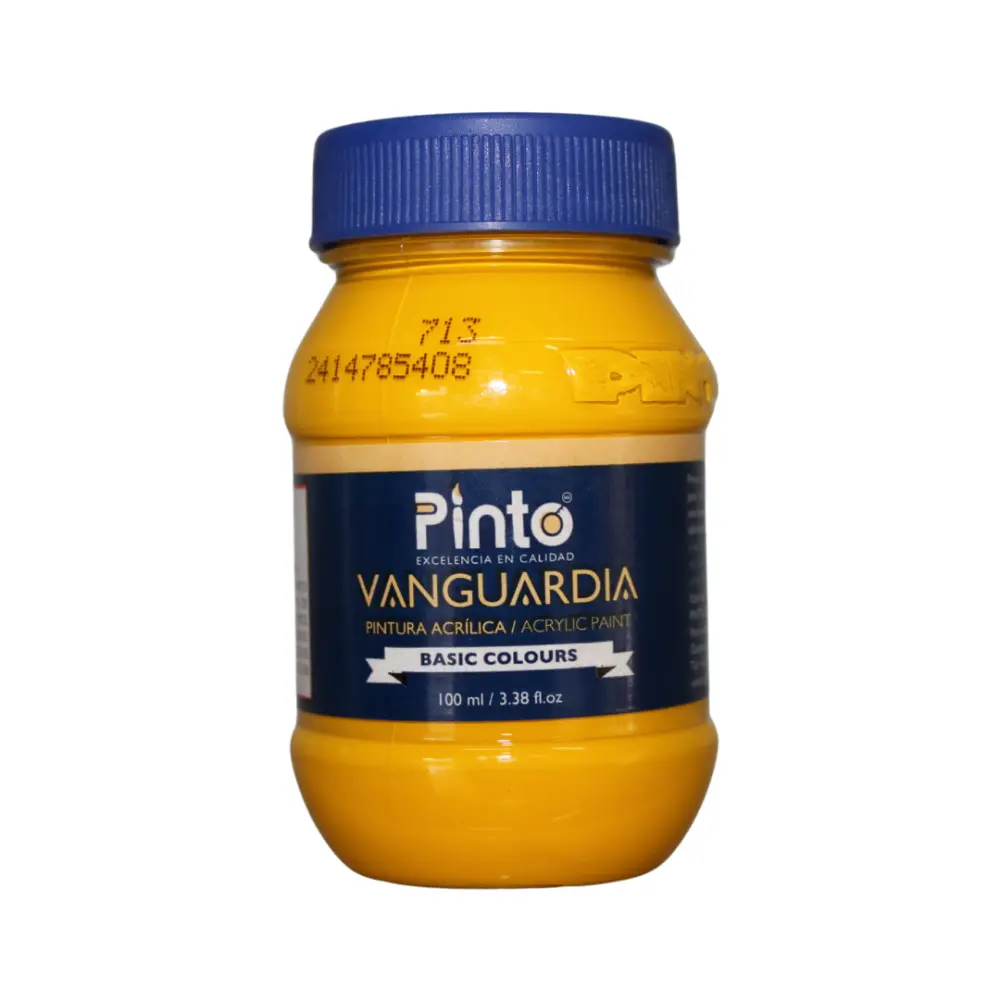 ACRILICO PINTO VANGUARDIA 713 AMARILLO MEDIO 100ML