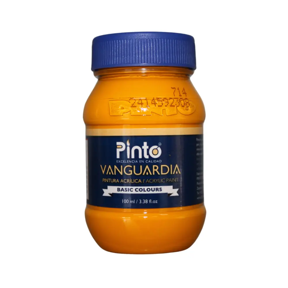ACRILICO PINTO VANGUARDIA 714 AMARILLO OBSCURO 100ML