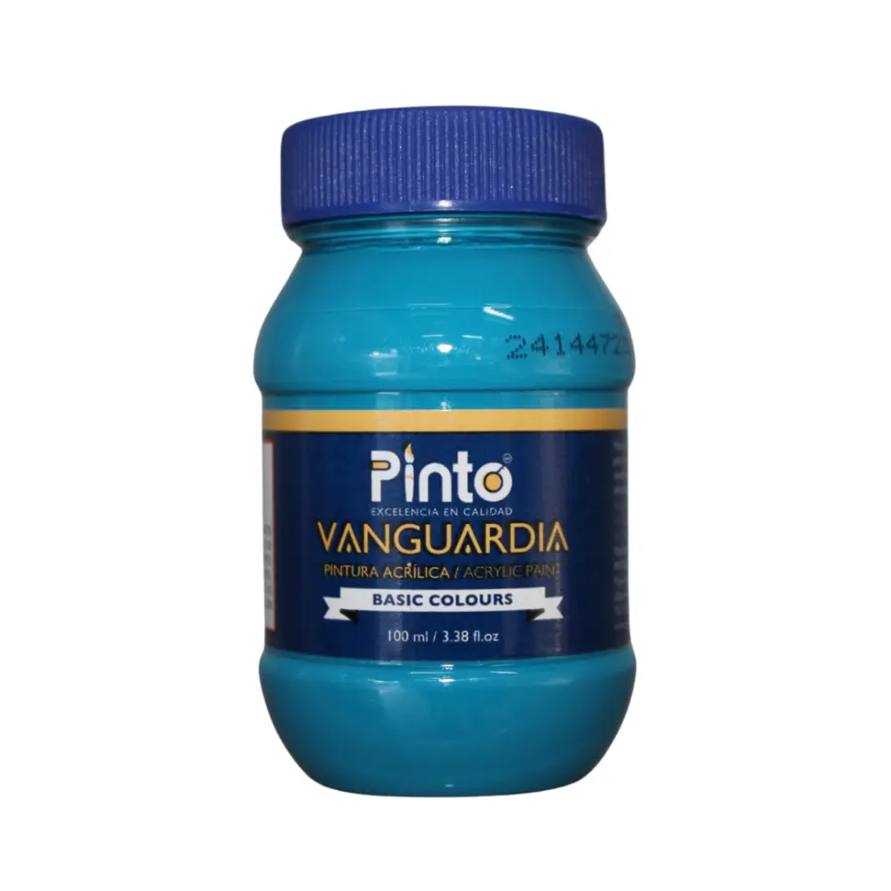 ACRILICO PINTO VANGUARDIA 762 AZUL CERULEO 100ML