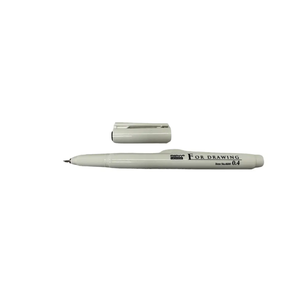 MARCADOR 0.4MM. BLACK MARVY #4600 FOR DRAWING