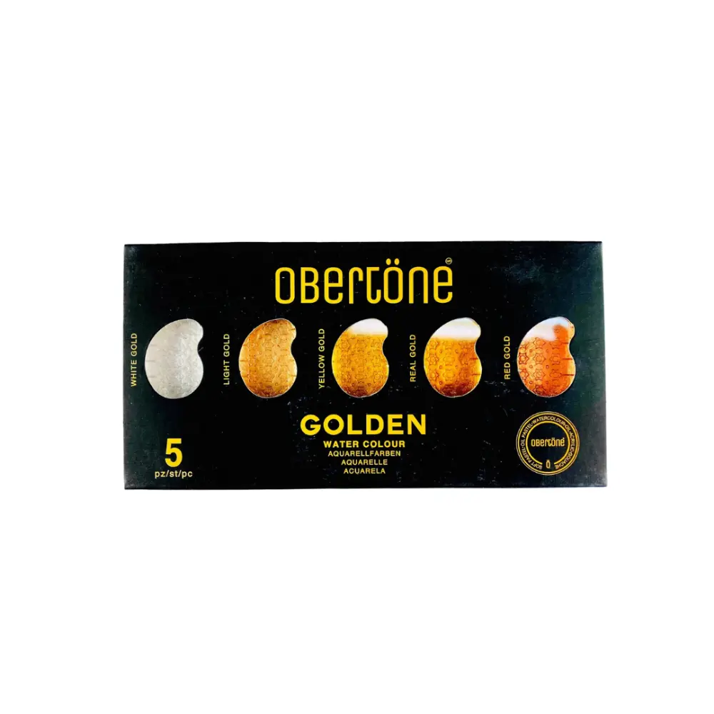 GOLDEN 5 ACUARELA METALICA OBERTONE PREMIUM