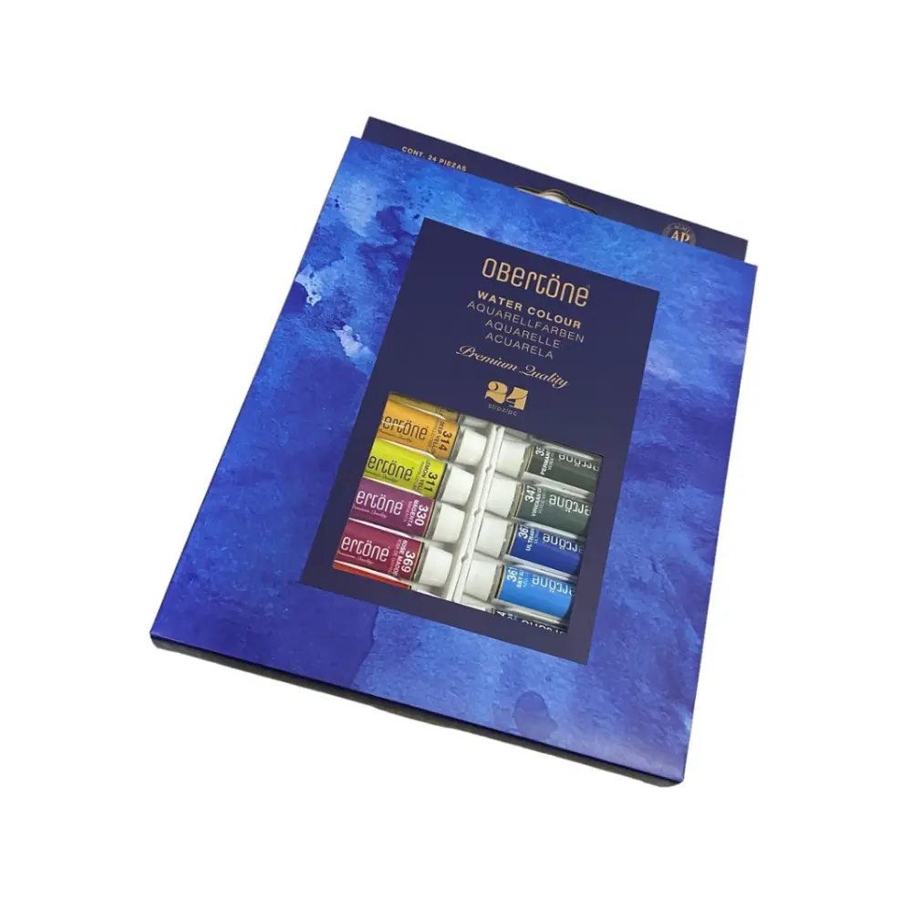 SET C/24 TUBOS ACUARELA 12ML OBERTONE  PREMIUM QUALITY