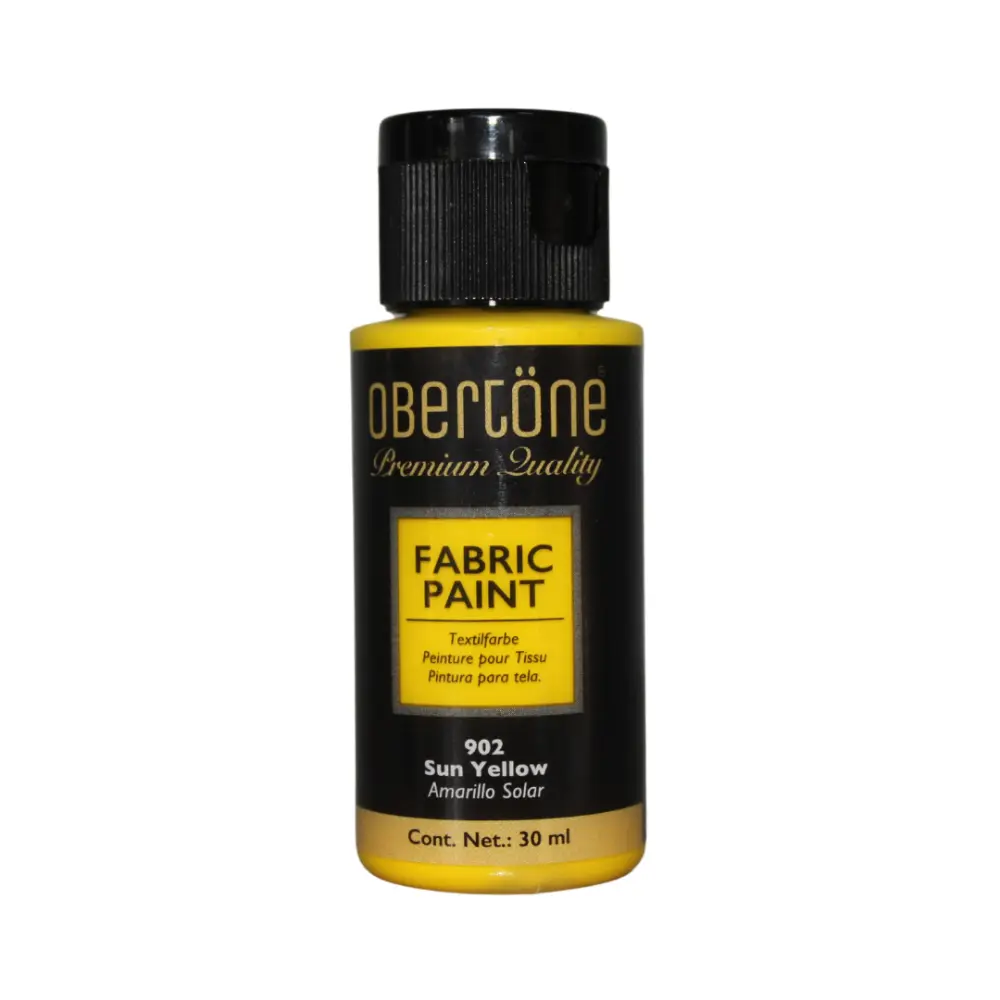 PINTURA TEXTIL OBERTONE 902 AMARILLO SOLAR 30ML