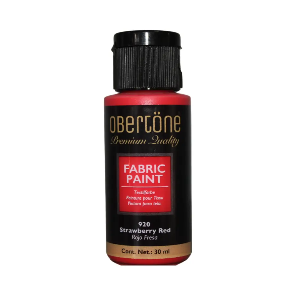 PINTURA TEXTIL OBERTONE 920 ROJO FRESA 30ML