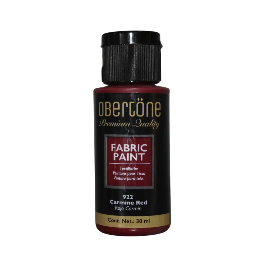 PINTURA TEXTIL OBERTONE 922 ROJO CARMIN 30ML