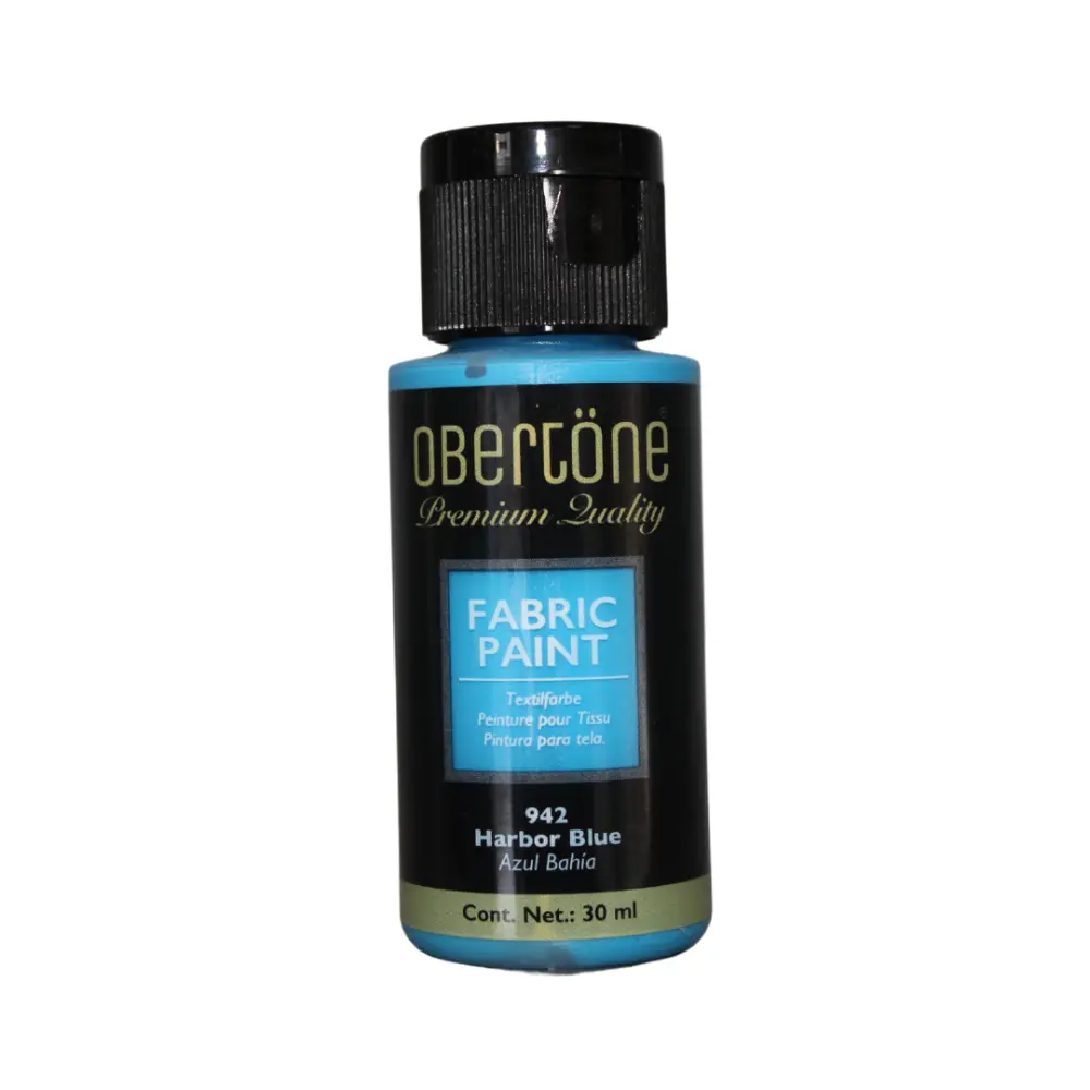 PINTURA TEXTIL OBERTONE 942 AZUL BAHIA 30ML