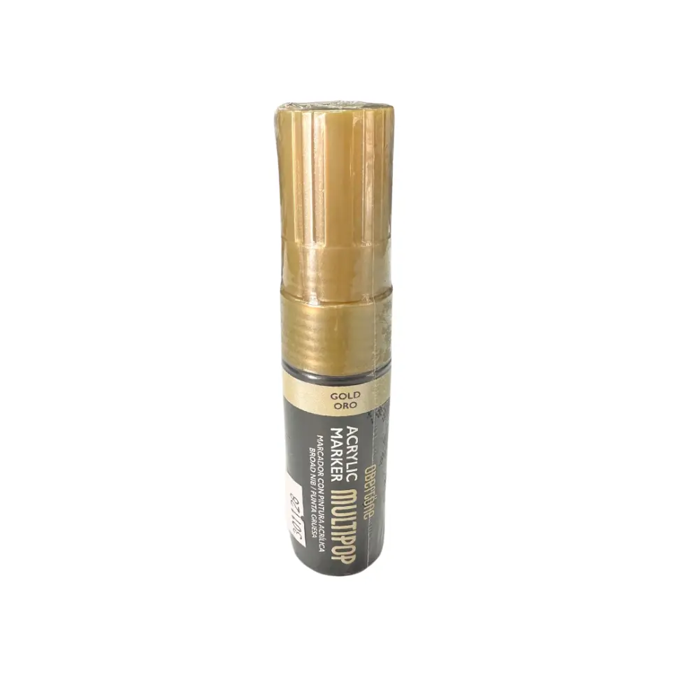MARCADOR ACRILICO EXTRA FINA OBERTONE 115 GLD MULTIPOP