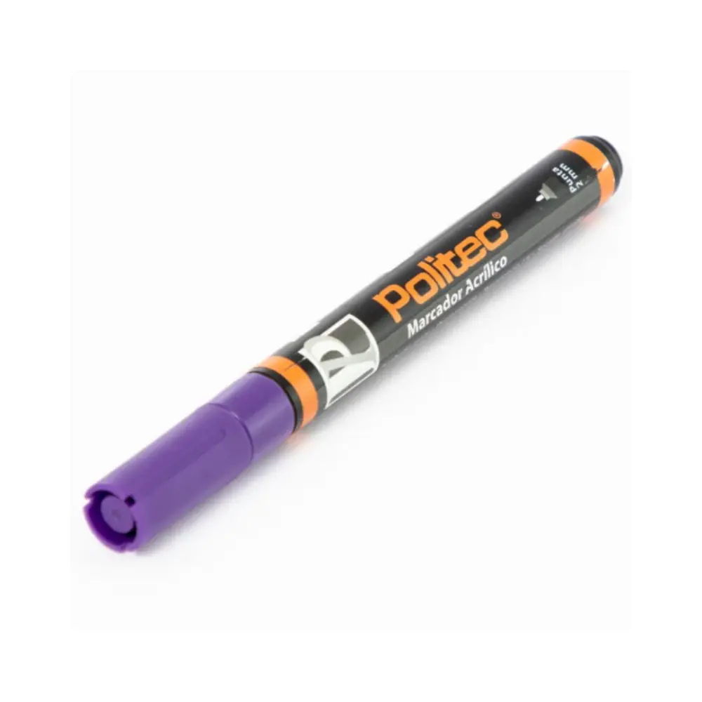 MARCADOR ACRILICO POLITEC 2 MM MORADO 334