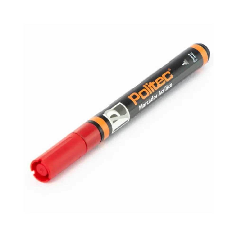MARCADOR ACRILICO POLITEC 4 MM ROJO 314