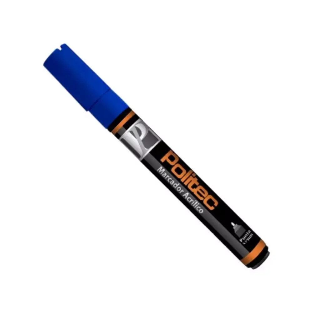 MARCADOR ACRILICO POLITEC 4 MM AZUL ULTRAMAR 315