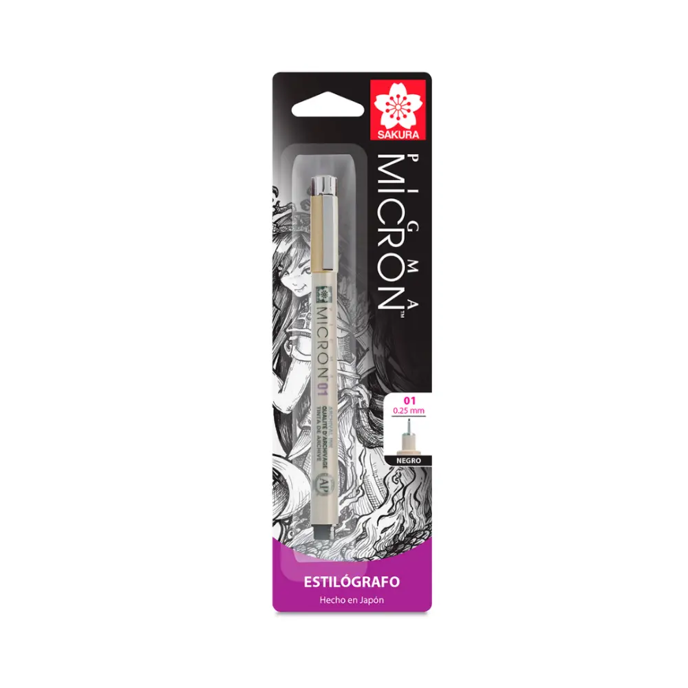 ESTILOGRAFO PIGMA 01 (.25 MM) NEGRO