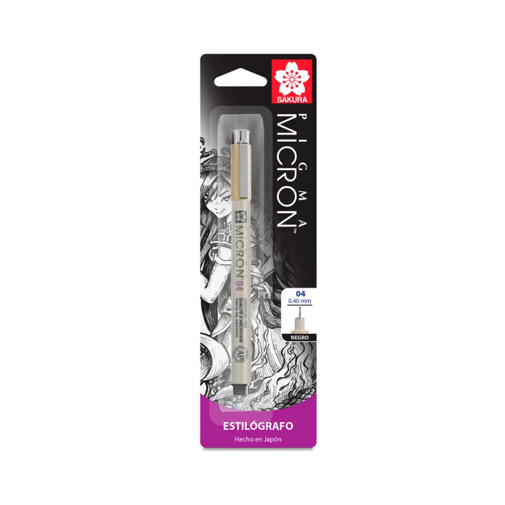 ESTILOGRAFO PIGMA 04 (.4 MM) NEGRO