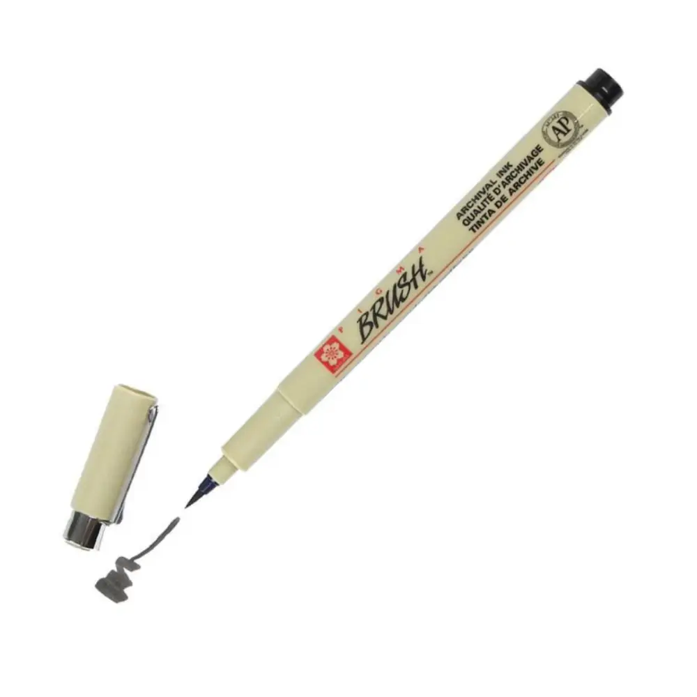 ESTILOGRAFO PUNTA PINCEL PIGMA BRUSH NEGRO
