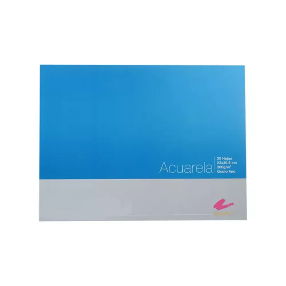 BLOCK ACUARELA 30 HOJAS DE 23X30.5CM - 300GR