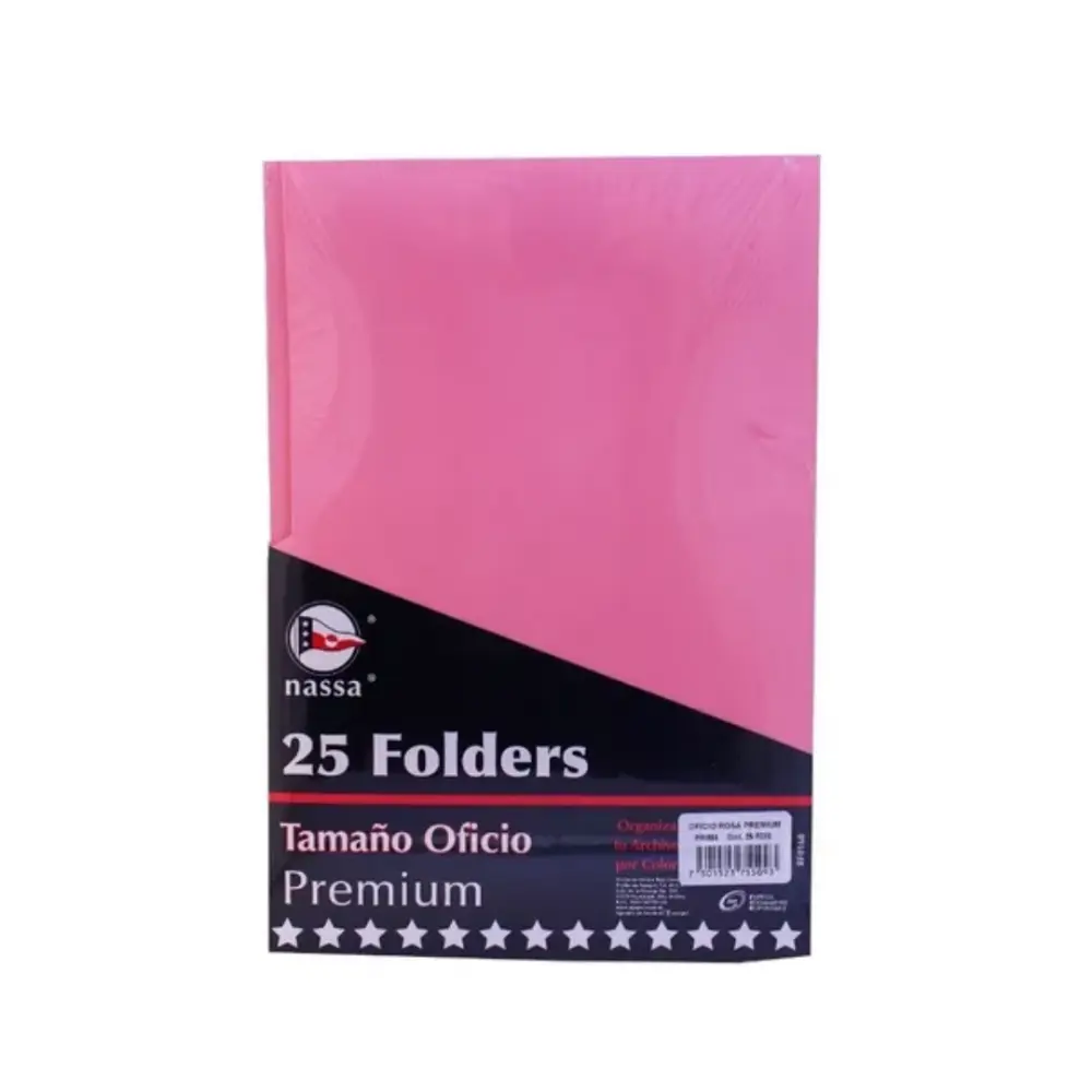 FOLDER OFICIO NASA PTE. C/25 ROSA