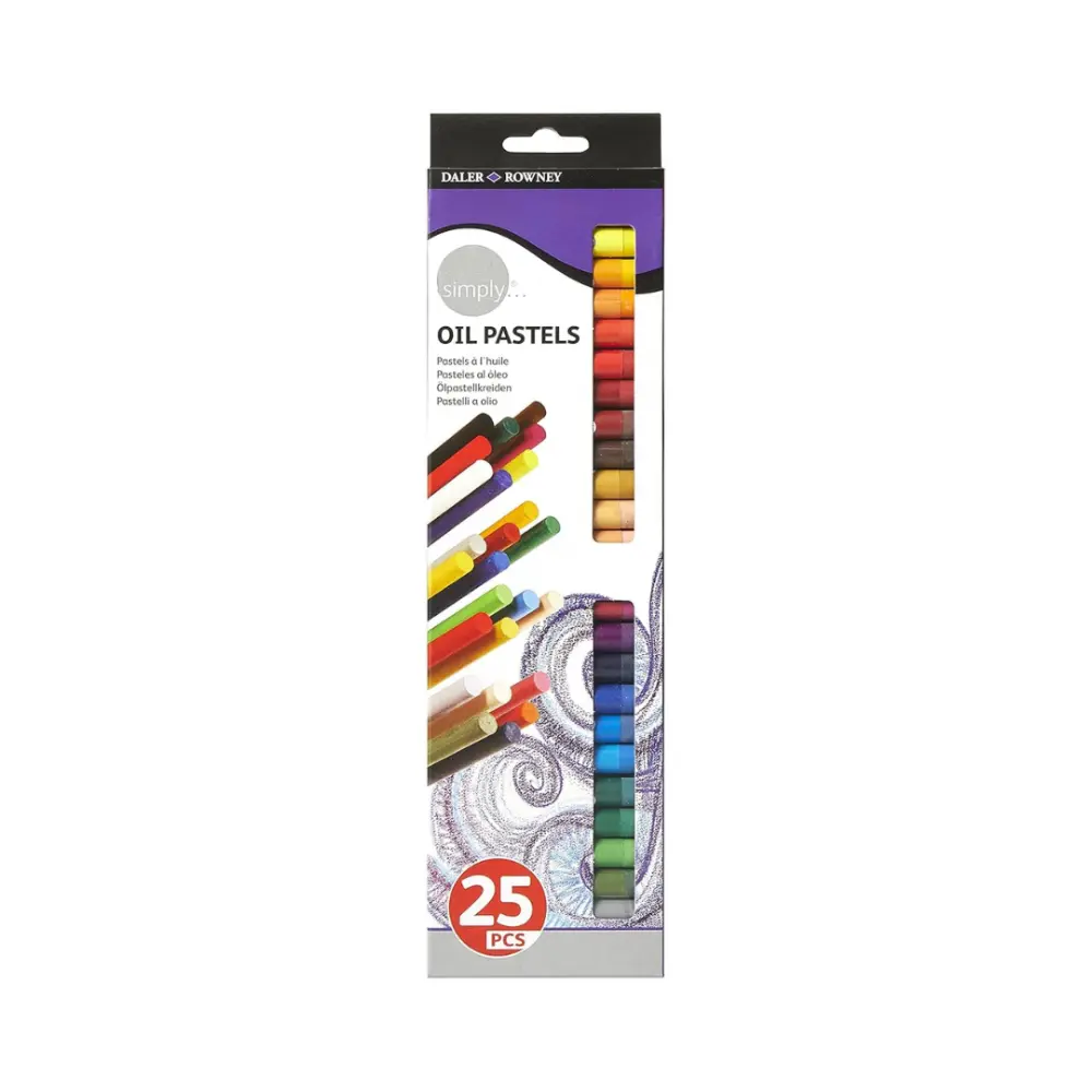 SIMPLY OIL PASTELS C/25 PZAS