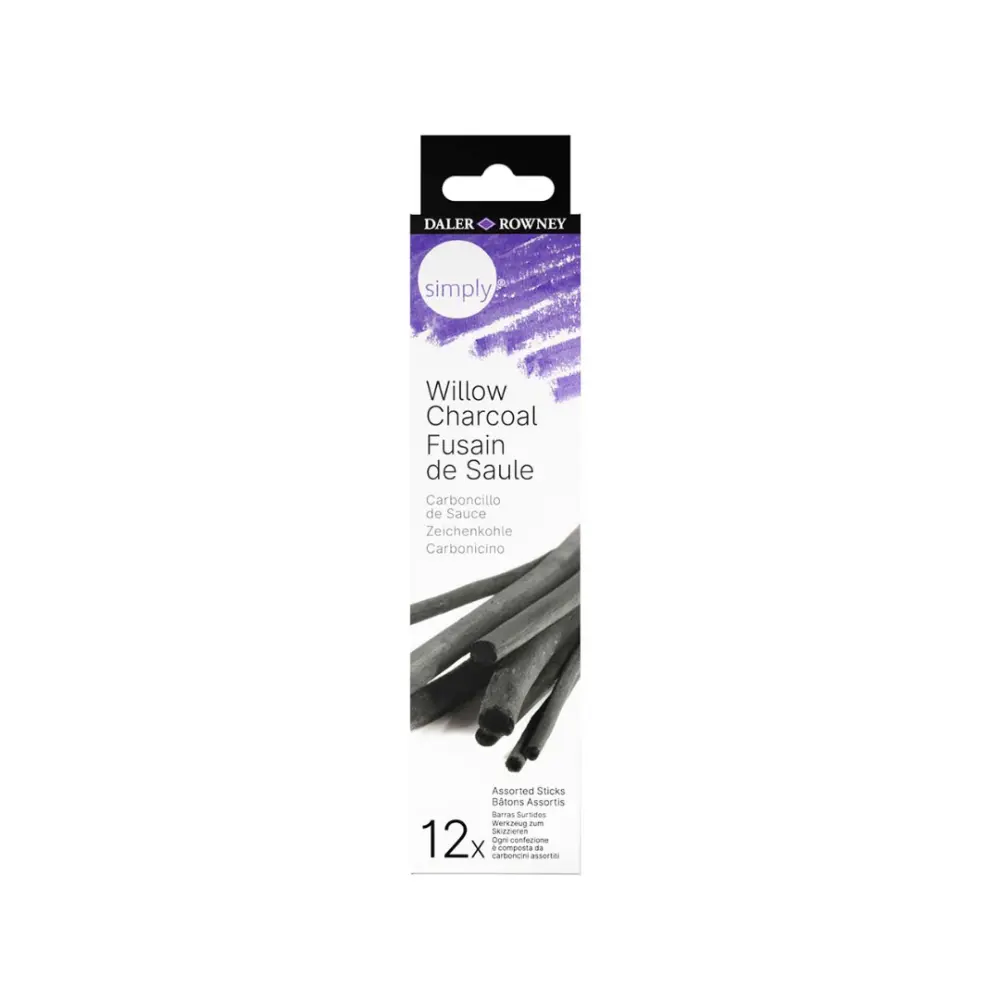 SIMPLY WILLOW CHARCOAL BARRITAS CARBON DE SAUCE