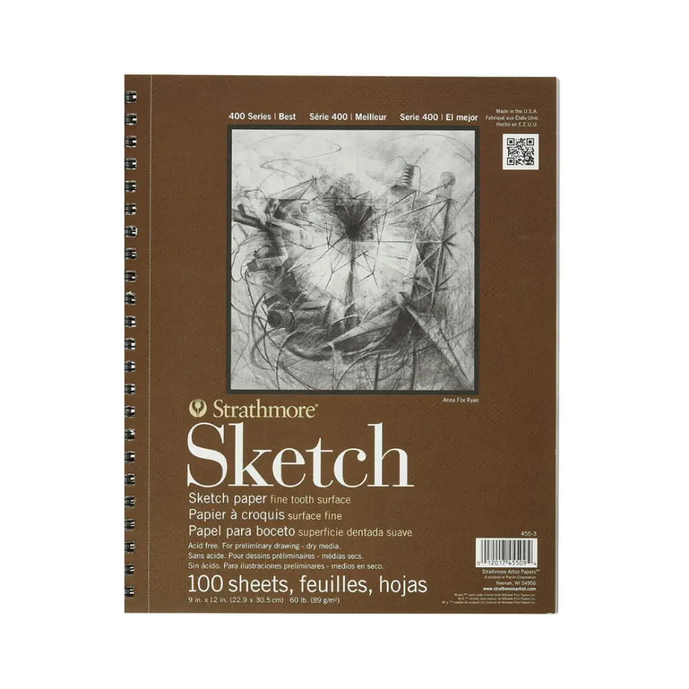 BLOCK 400 SKETCH PAD 9X12 SHT 100-12