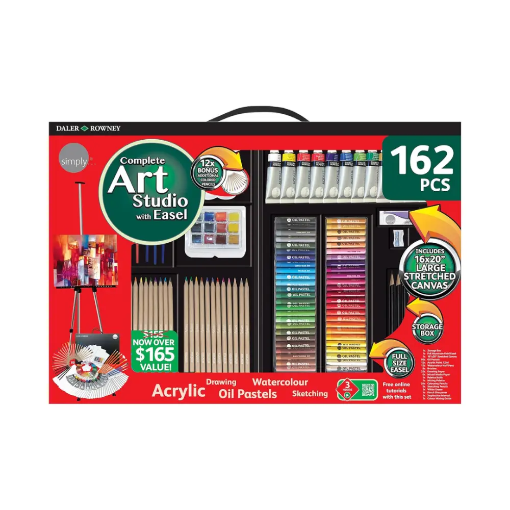SET COMPLET ART STUDIO 162 PIEZAS DALER ROWNEY